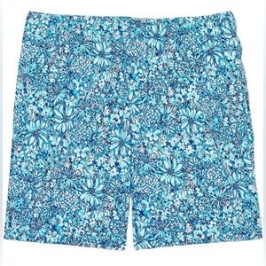 NWT Lilly Pulitzer Boys Coral Coast Cumulus Blue Floral Blooming Together S New